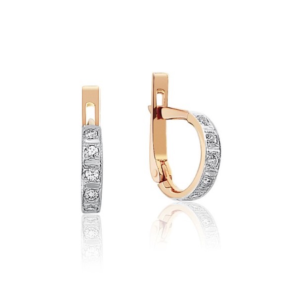 Cercei de aur pentru fete si fetițe